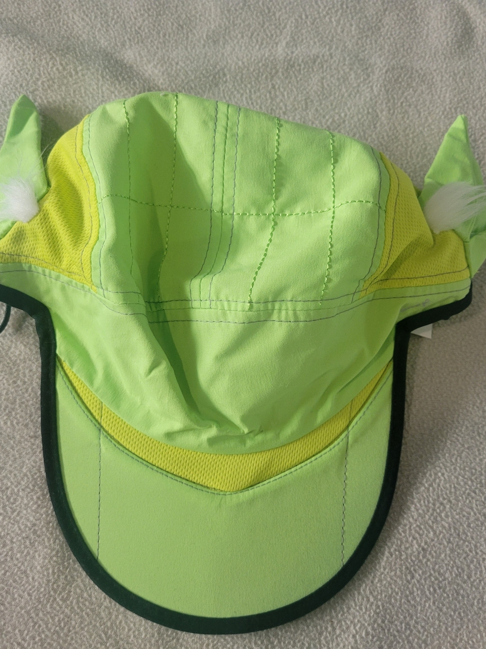 Disney YODA Neon Green Hat with Ear Flaps